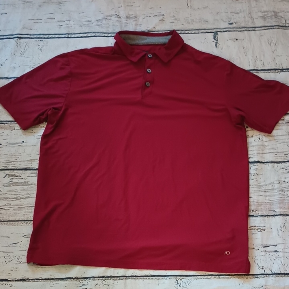 Anderson Ord Men's Burgundy Red Polo Shirt M